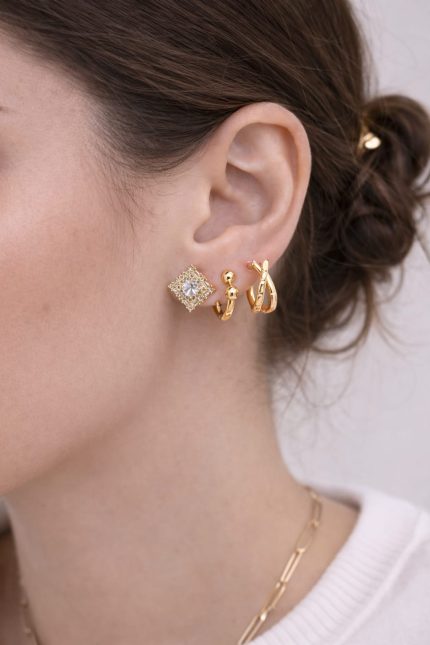 ZARİF 3LÜ KÜPE SET