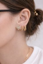 ZARİF 3LÜ KÜPE SET